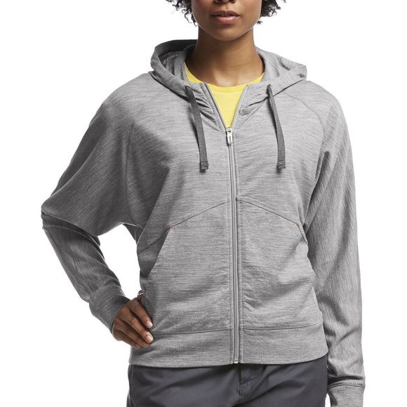 Icebreaker Sweaters - ICEBREAKER SUBLIME HOODIE ZIP FRONT CARDIGAN SWEATER MERINO WOOL sz S